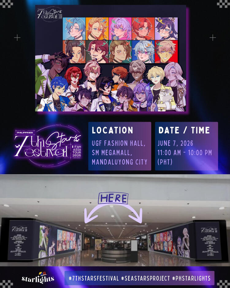 PH Billboard Announcement ๐UGF SM Megamall Fashion Hall ๐๏ธJune 7, 2026 | 11:00 AM - 10:00 PM (PHT)